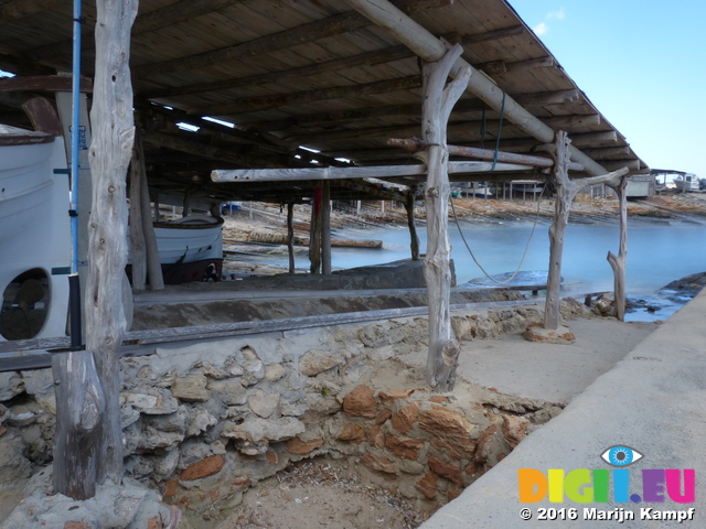 FZ027098 Boat sheds Caló de Sant Agustí, Formentera